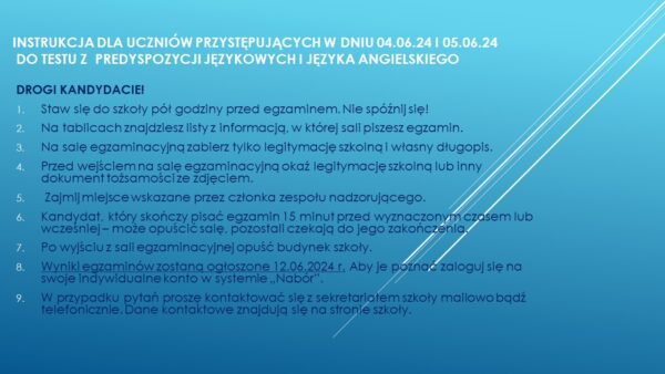 Aktualności – XIV LO w Szczecinie